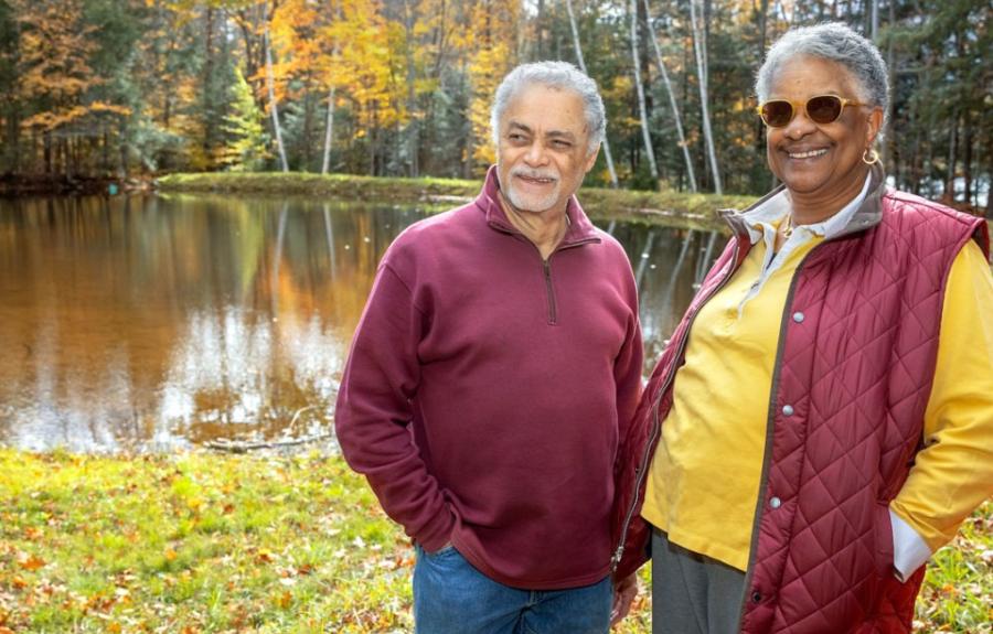 Evon and Sydney Antonio sustainably manage 450 acres of forestland in Greene County, New York.